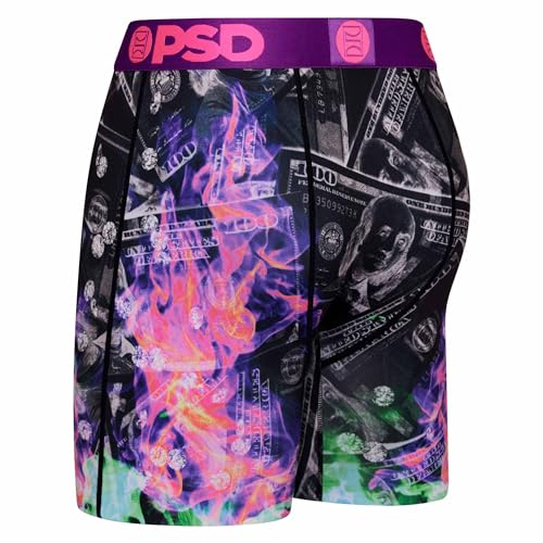 PSD Men's Boxer Briefs - Hyper Money, 7 Inch Inseam, Moisture-Wicking, 4-Way Stretch, Boxer Briefs for Men, X-Large2