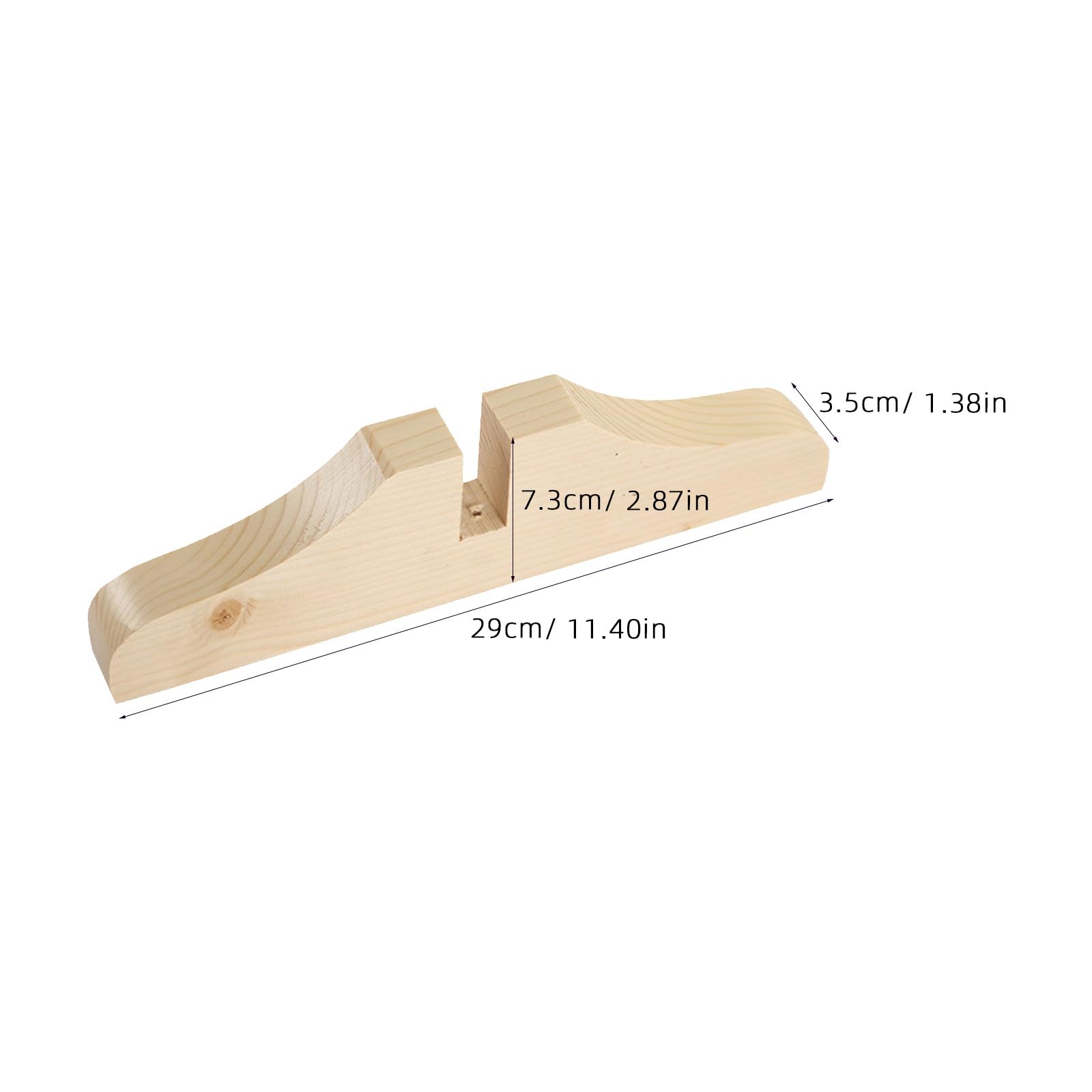 MAGICLULU Patas para Panel Divisor de Ambientes, Soporte para Biombo Móvil, Base Engrosada de Madera, Set de 3, Uso en Dormitorio y Sala