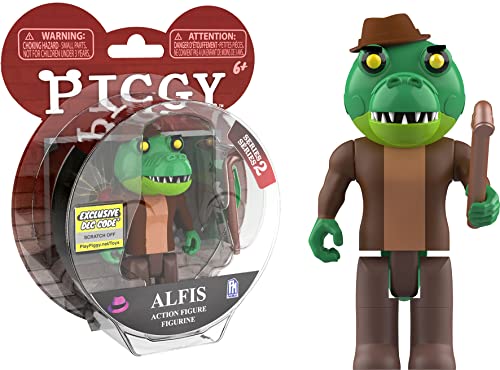Lansay Piggy - Figura articulada de 10 cm - Alfis - Personajes de Videojuegos - A Partir de 6 años