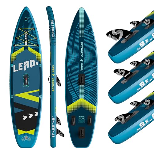 Image of iTAOSTAR Lead 12' x 35 inch /11' x 33 inch Stand Up Paddle Board, Inflatable SUP Board with 5 Fins Stable Design fo Youth, All Skill Levels, Lakes, Oceans