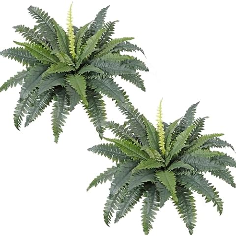Dremisland Boston Fern Artificial Bush Set of 2 Cover