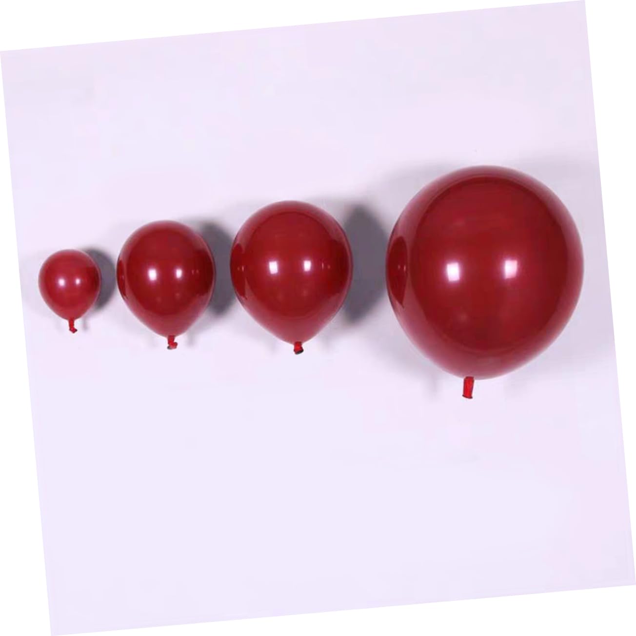 Palloncini Decorativi Matrimonio in Lattice Rosso 25 Pezzi 18 Pollici | Festa e Banchetto, Atmosfera Romantica, Set da 25, Accessori per Allestimenti e Bomboniere