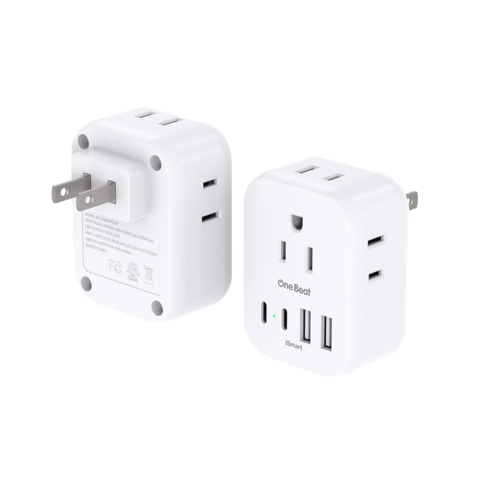 Photo 1 of 2 Pack PD 20W Japan Power Adapter, US to Japan Travel Plug Adapter with 4 Outlets 4 USB Ports(2 USB C), Type A Plug Adapter for Amercian USA to Japanese China Canada Mexico Philippines Peru
