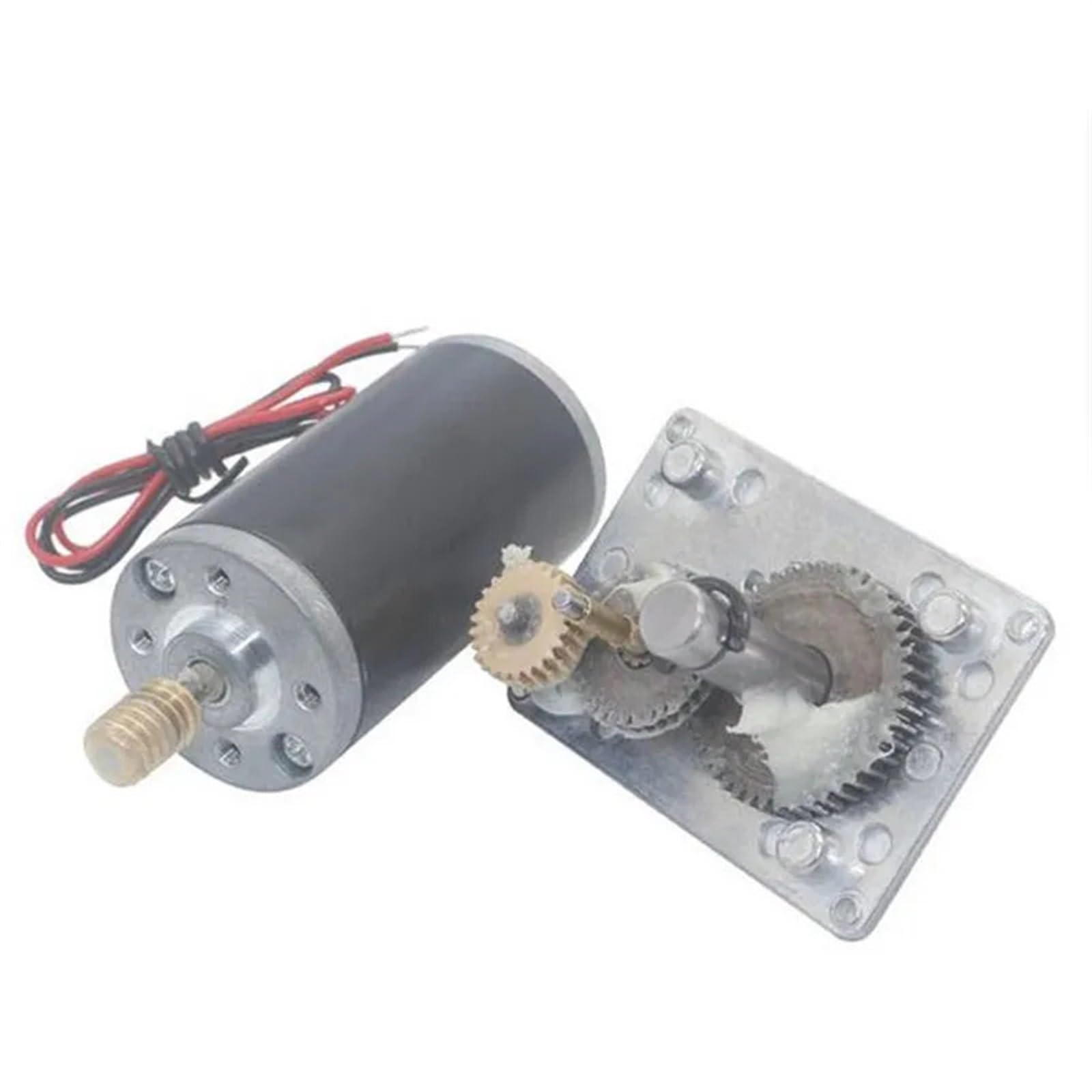 12 V 24 DC Schneckengetriebemotor Selbstsichernder elektrischer Metallgetriebe-Untersetzungsmotor 12–470 U/min Motor mit hohem Drehmoment 5840-31ZY(12V,260 RPM)