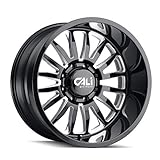CALI OFF-ROAD SUMMIT Black Wheel with Painted (22 x 12. inches /8 x 165 mm, -51 mm Offset)