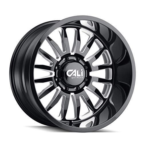 CALI OFF-ROAD SUMMIT Black Wheel with Painted (22 x 12. inches /8 x 165 mm, -51 mm Offset)