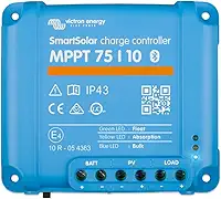 Victron Energy SmartSolar MPPT Controlador de carga solar (Bluetooth) - Controladores de carga para painéis solares - 75 V, 10 amp, 12/24 volts