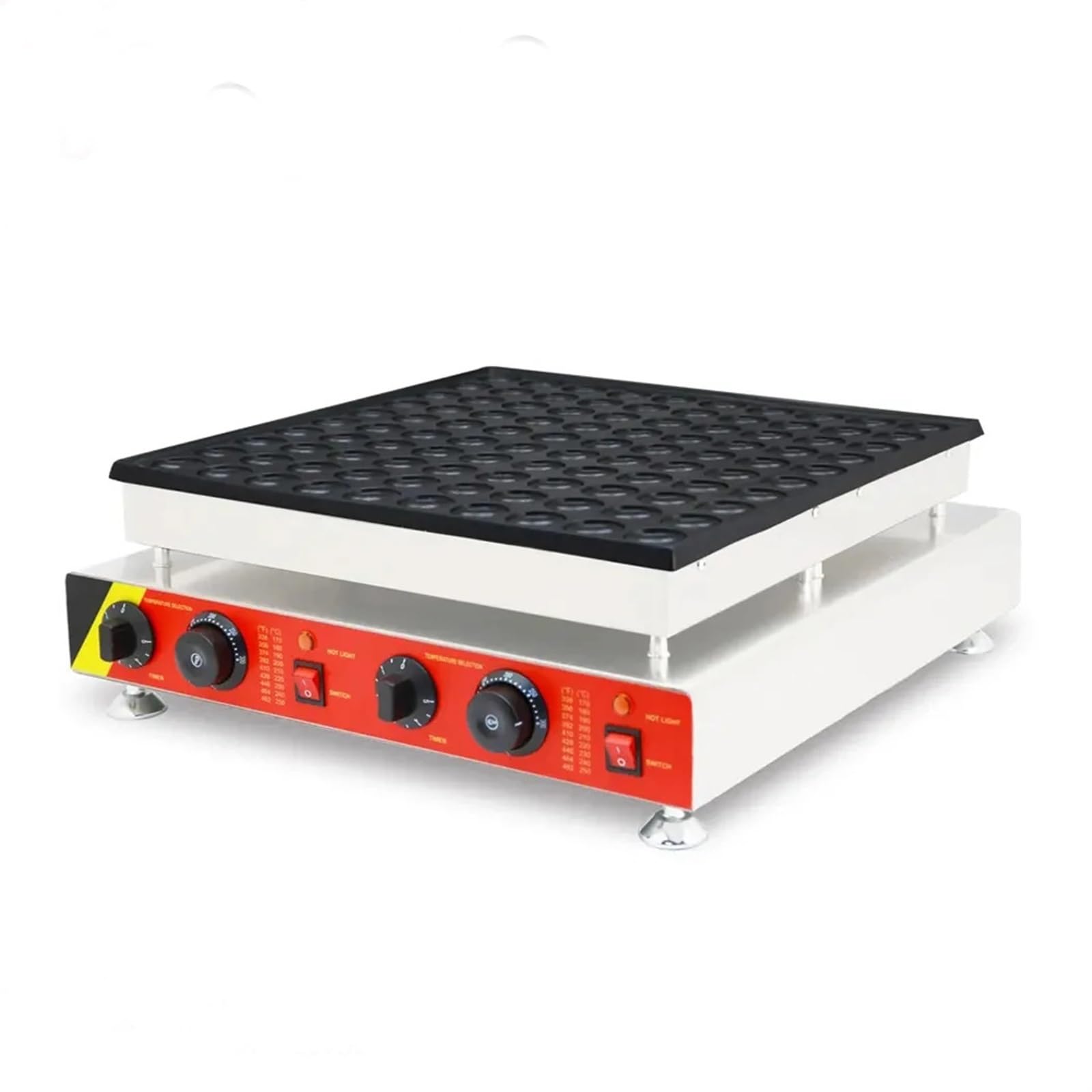 asdchZen 100 Holes Gas Or Electric Mini Pancake Machine Poffertjes Grill Dutch Waffle Maker,Electric 100 Holes