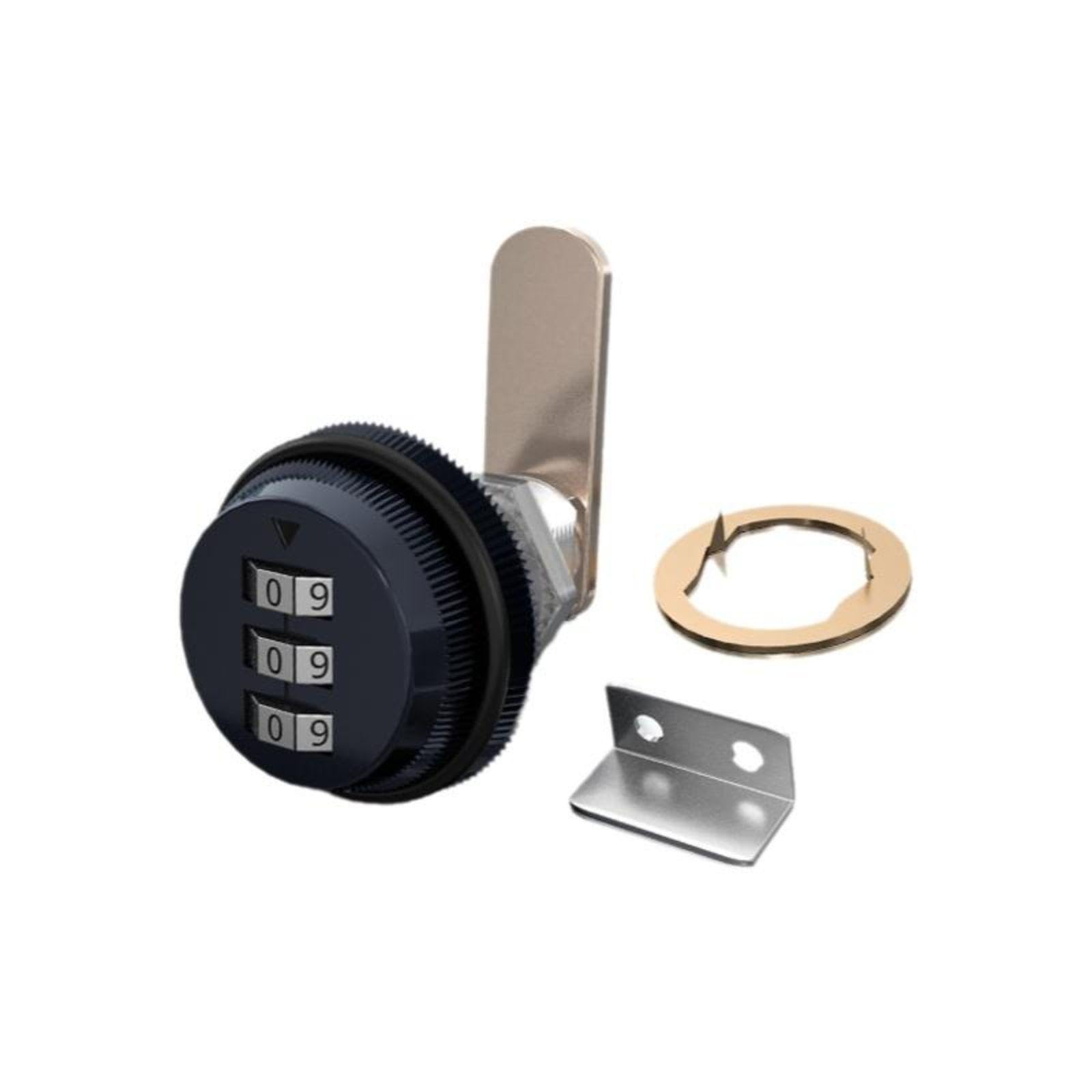Double Door Cabinet Lock keyless Combination zinc Alloy Protected Furniture Black Single Door 19-30-image-22