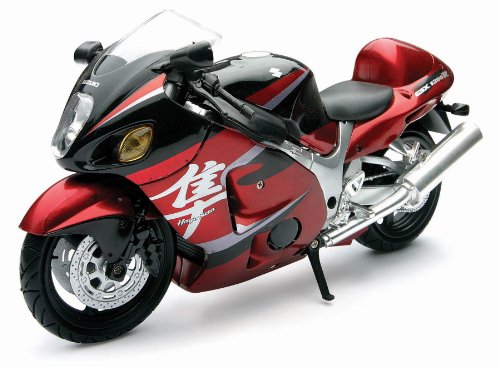 Image of NewRay 1 /12 Die-Cast Motorcycle: Suzuki 2005 GSX-R1300R Hayabusa (red)