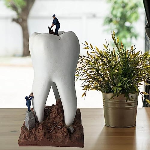 Sculpture d'art de dentiste en forme de dent pour décoration de bureau - 8