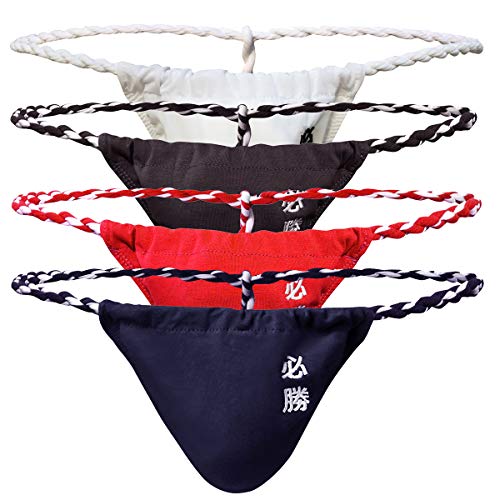 QiaTi Strings Sexy pour Hommes Jockstrap élastique G-String Briefs Mini Sumo Wrestling sous-vêtements Cover