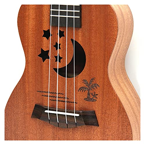 ukulélé Voyage 23 Pouces Ukulele 4 Cordes Hawaiian Mini Guitare Acoustique 12 Motifs (Color : 8 Moon Star) - Les Beatles, Paul McCartney, John Lennon, RIngo Starr, George Harrison ukulélé Voyage 23 Pouces Ukulele 4 Cordes Hawaiian Mini Guitare Acoustique 12 Motifs (Color : 8 Moon Star) – Image 3