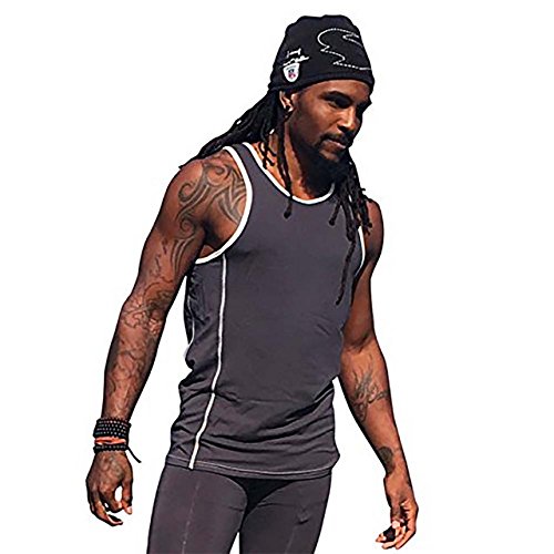 Bhujang Style Mens Orphic Sleeveless Tank Top for Yoga, Running, Pilates, Climbing and The Gym