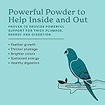 The Missing Link Avian Color & Shine Superfood Supplement Powder for Captive Birds - Flaxseed, Yucca, Kelp, Phytonutrients & Protein - Supports Energy, Plumage, Digestive & Immune Health - 3.5oz - Image 2