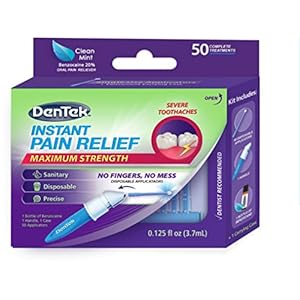 DenTek Adult Instant Pain Relief Kit, 50 ea (Pack of 12)