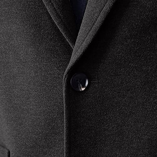 Men's Woolen Solid Suit Coat Slim Fit Autumn Sport Coat Mens Business Suit Jackets2