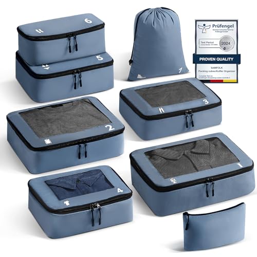 Koffer Organizer Packing Cubes 8 Teilige,...