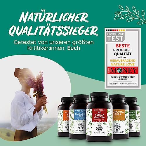 NATURE LOVE® Bio Maca Kapseln (schwarz) - 3000mg je Tagesdosis - 180 Kapseln - Mit natürlichem Vitamin C - Ohne Magnesiumstearat, Zertifiziert Bio, hochdosiert, vegan, in Deutschland produziert – Bild 7