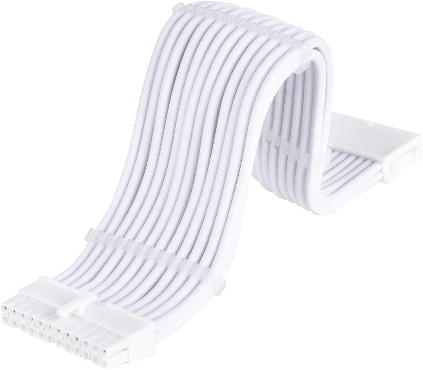 SilverStone PP07E-MBW Super Flexible PSU Extension Cable, 1 x 24pin ATX, SST-PP07E-MBW-V2