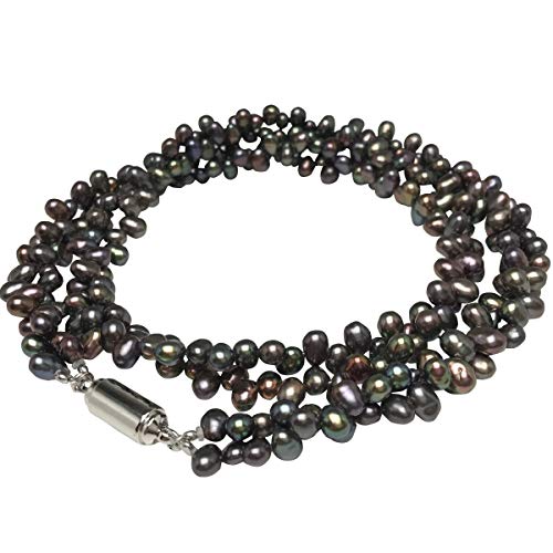 Isowa Pearl�i�ɐ��u���̐^����X �C�\���p�[���j �W���^�� 2�A �l�b�N���X 3.0-3.5mm �f�B�[�v�u���[�i�ʒ��F�j �}�O�l�b�g �N���X�b�v 65763