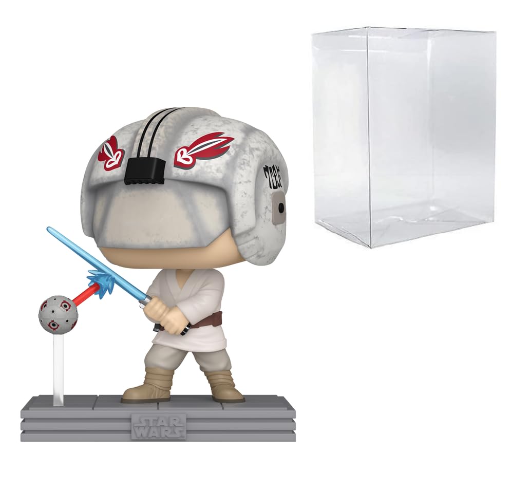 POP! Star Wars: Luke Skywalker with Remote #765 Bundled with Compatible Box Protector Case