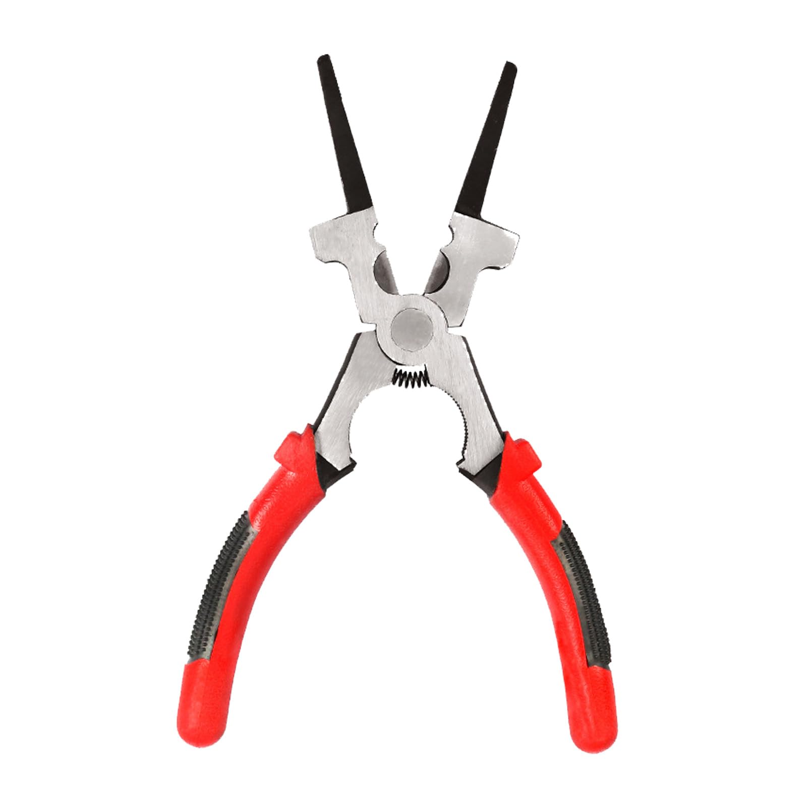 Msioytog 8Inch Welding Pliers Multifunctional Carbon Steel Welding Pliers Long Nose Wire Cutting With Insulated Handle Electronic