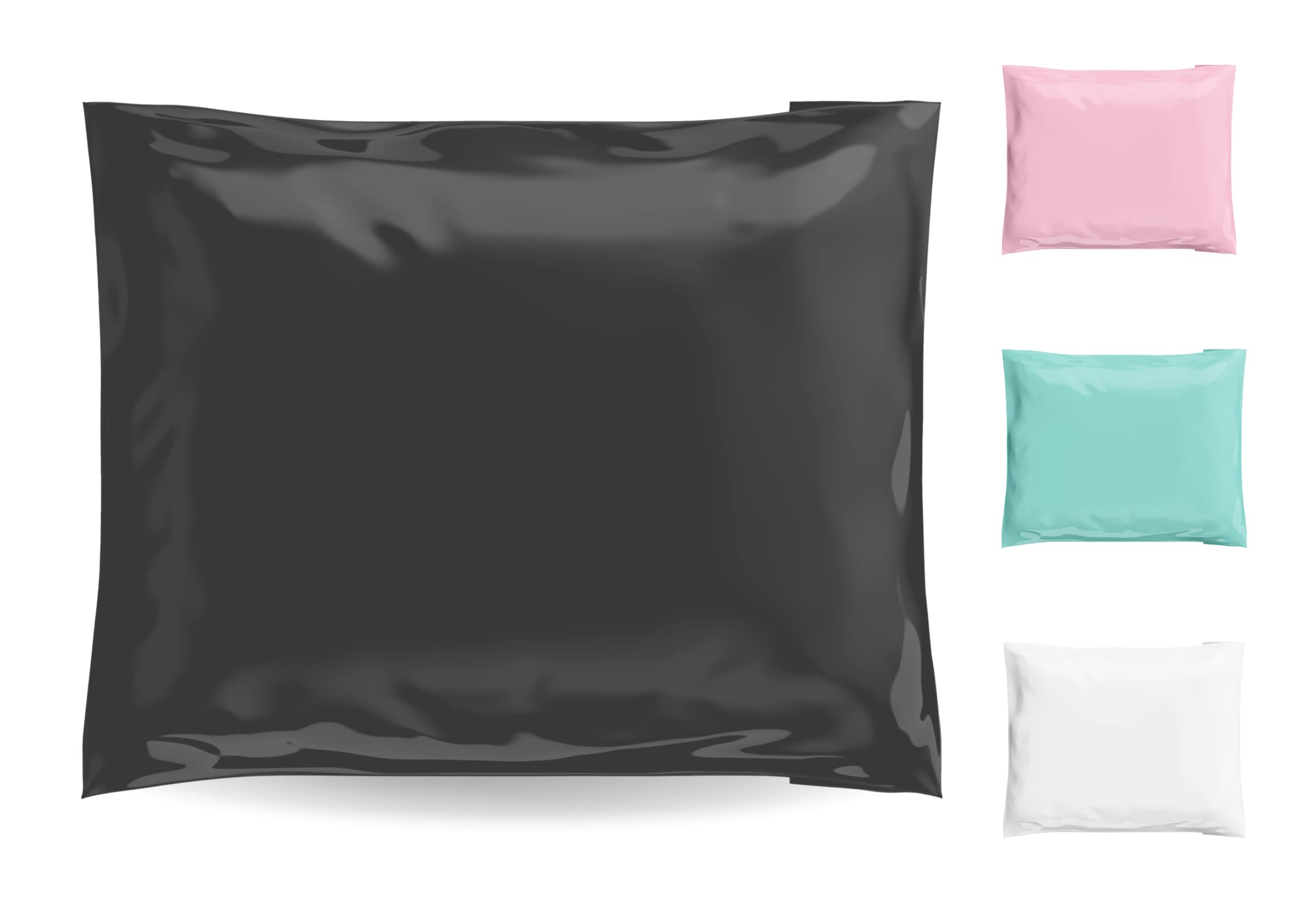 10x13 Poly Mailers 200 Pack | Black | Bulk Shipping Supplies Envelopes | Plastic Small Business Clothing Packaging Mailing Bags | Sticky Self Seal