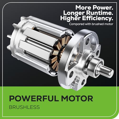 Image of Greenworks 60V 16 inch Brushless Cordless String Trimmer (Attachment Capable, .095 inch Bump Head, 2-Speed), 4.0Ah Battery, Rapid Charger + Bonus 4.0Ah Battery