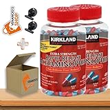 Kirkland Acetaminophen 500mg Extra Strength Gelcaps, Rapid Release, Compare to Extra Strength Tylenol Rapid Release Active Ingredients * (400 ct - Pack of 2)