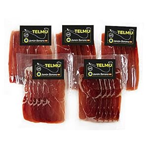 Spaanse Ham. Vacuümgesneden ham. Serranoham in plakjes gesneden en vacuüm verpakt. Serranoham pak 5 eenheden van 80 gram…