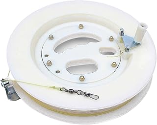 Kite Winding Machine Professional Kite Line Winder Outdoor Kite Line Winder Winding Reel Grip Wheel with Flying Line String Kite Flying Tool Convenient (Color : White 20cm)
