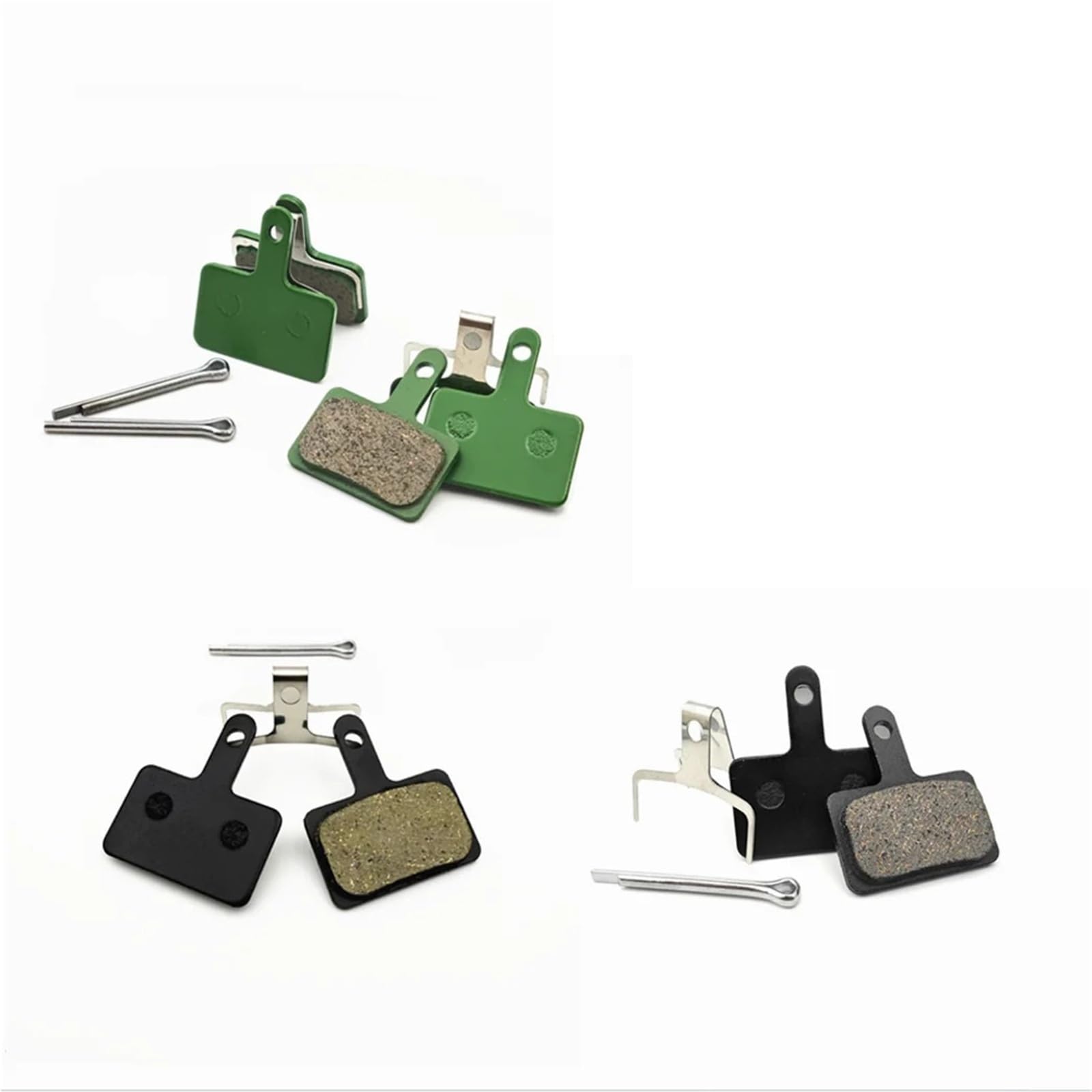 Genérico Compatible con 2/4/12 Pares de Pastillas de Freno de Disco de Bicicleta - Resina/Semimetal/Cerámica for Sistemas de frenado de Bicicletas de montaña,Piezas