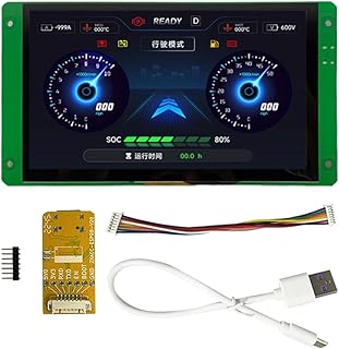 LAPOOH 7.0-Inch 800X480 Touch Display Screen with RGB Interface ESP32-S3 Module Built-in 16MB SPI Flash & 8MB PSRAM