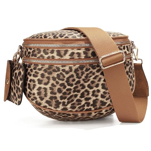Image of Dyalsa Small Crossbody Bags for Women Canvas /PU Mini Crossbody Purse, Shoulder Bag Traveling Workout