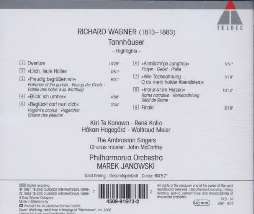 Vista 2 de Wagner Tannhäuser Highlights