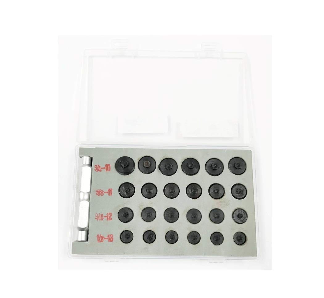 HHIP 3601-0513 25 Piece 1/2-13, 5/8-11, 3/4-10, 9/16-12 Transfer Screw Set