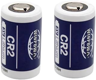 CR2 3v Lithium Battery 2 Pack, CR15h270, cr2 Battery, Long Lasting Power, High Performance for Range Finder, and More