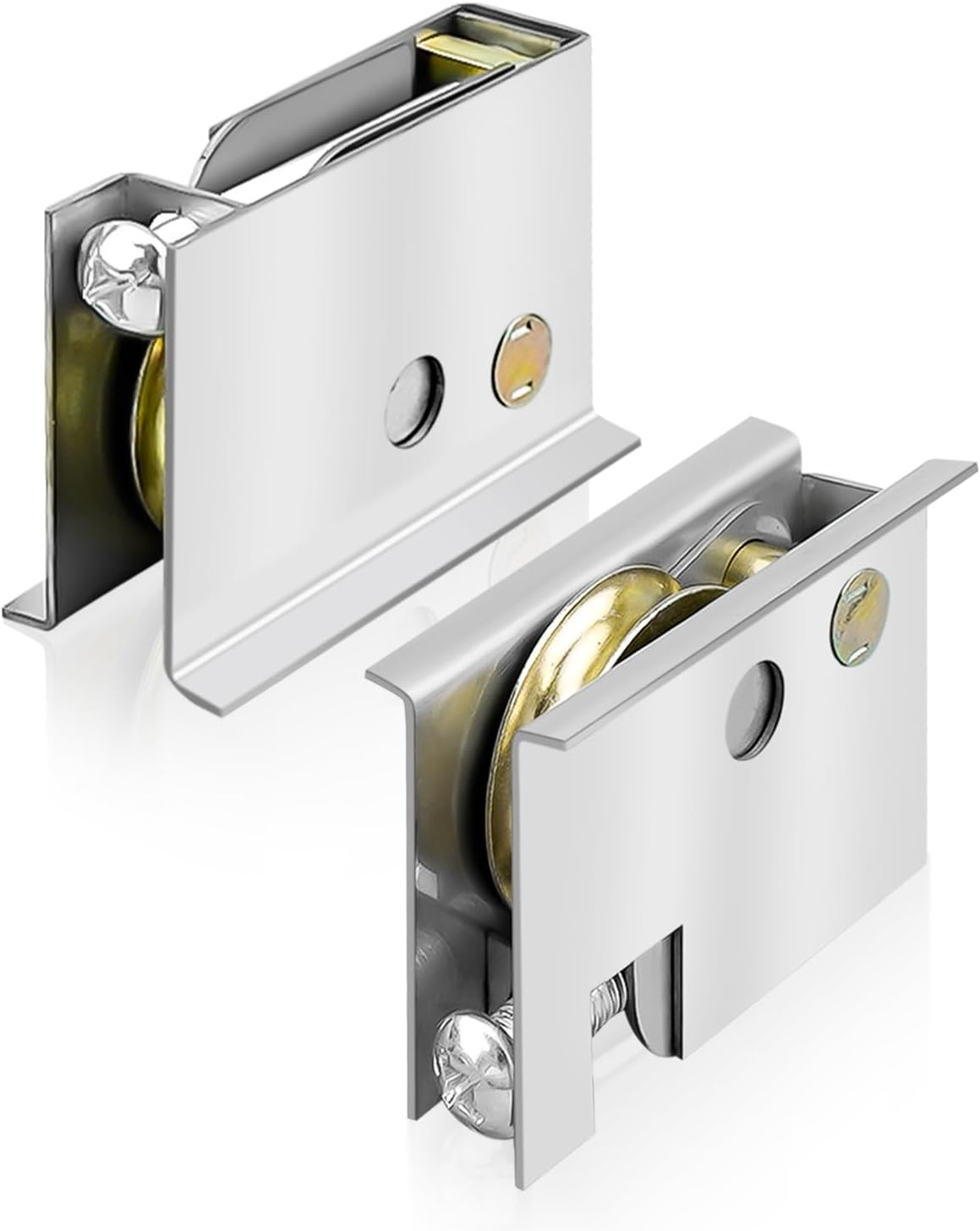 Sliding Door Roller Set Fit for Pella Sliding Patio Door Replace 0C5Y00P0, Sliding Door Wheels Patio Door Sliders 1-1/2” Steel Ball Wheel Bearing 2 Sets