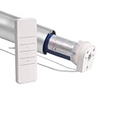 DM25CE 1&period;5N 12V Roller Shade Motor Power with External Lithium Battery-No Wiring&comma; Wireless App or Timer Control&comma; Add Blinds Motor Compatible with Alexa&comma; Google Home