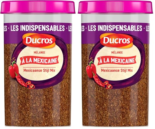 DUCROS - DUCROS - Mélange à la Mexicaine, Assaisonnement à base de poivron rouge, paprika et cumin 100 g (Lot de 2) - -18%