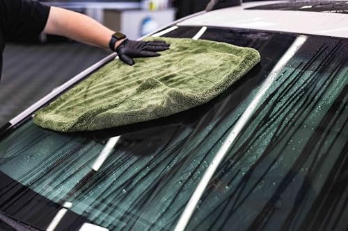 The Rag Company, The Liquid8r M22, Absorbent 70/30 Blend Microfiber Drying Towel for Cars, Trucks, and SUVs, Safe for Detailing, Scratch-Free, Twist Loop, 2200 GSM, 20x20 Inches, Camo by The Rag Company - Image 8