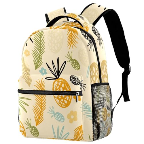 Sac à dos d'école jaune vert bleu pour filles et garçons