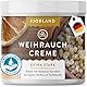 FJORLAND® Weihrauchcreme extra stark 200 ml - Weihrauch-Salbe hochdosiert zur Unterstützung des Wohlbefindens bei Rheuma, Gelenkschmerzen, Hexenschuss, Athrose