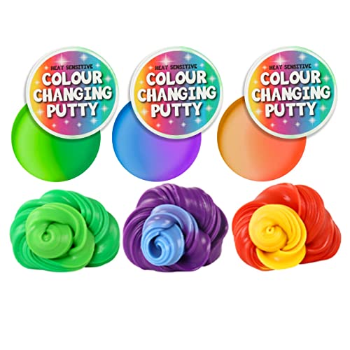 Colour Changing Slime Putty 1 Pack Random Colour Fun Novelty Magical Heat Sensitive Stress Relief Great for Children with Autism Special Needs ASD ADHD SPD (Colour Changing Putty 1)