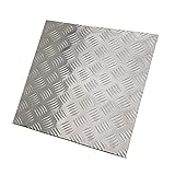 ▲ Ottimo per quel look industriale per qualsiasi uomo o aggiungilo al tuo laboratorio o al garage. Perfetto per la formazione di lamiera a scacchi in lega, anti-ruggine e anti-skid, piastra in alluminio in rilievo antiscivolo per auto ..