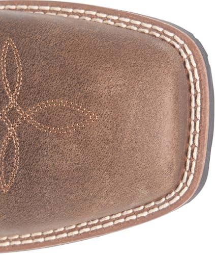 PHANTOM RIDER Dorton Mens Chelsea Boots Western Leather Square Toe Slip On Cowboy Dress Casual Work Ranch Wide Fit3