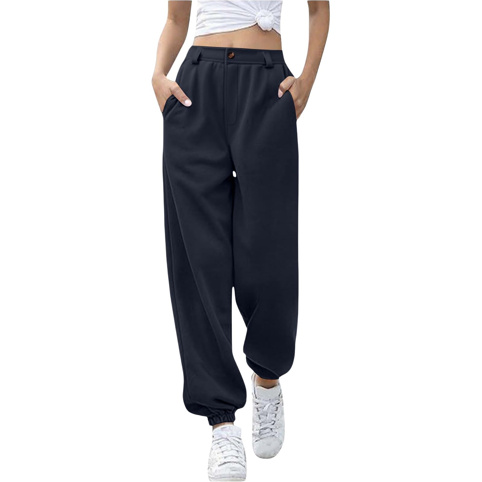 Pantalones de chándal para mujer, pantalones deportivos informales