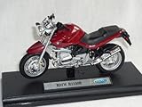motorrad bmw r 1200 gs Aus Metall mit Plastikteilen B-M-W R1150r R 1150 R 1150 Rot Braun 1/18 Welly Modellmotorrad Modell Motorrad