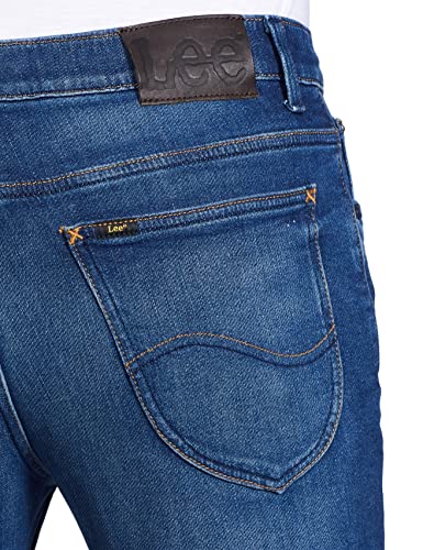 Image of Lee Men's Bruce Skinny Fit Mid-Rise Jeans
